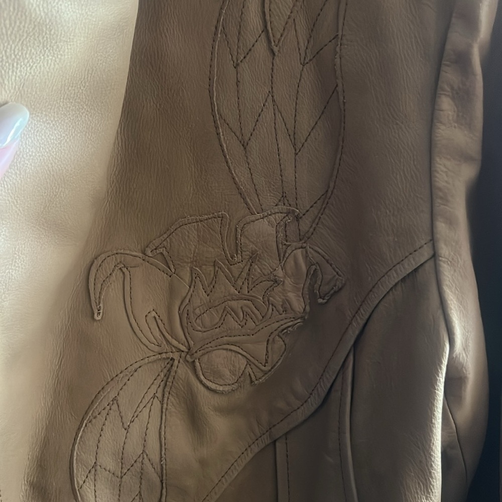 Guess Tan Embroidered Jacket - Picture 7 of 7